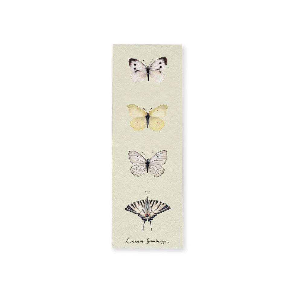 Lonneke Grimbergen Art - Boekenlegger: vlinders