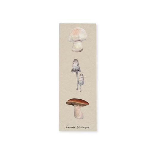 Lonneke Grimbergen Art - Boekenlegger: paddenstoelen