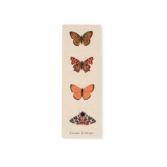 Lonneke Grimbergen Art - Boekenlegger: vlinders