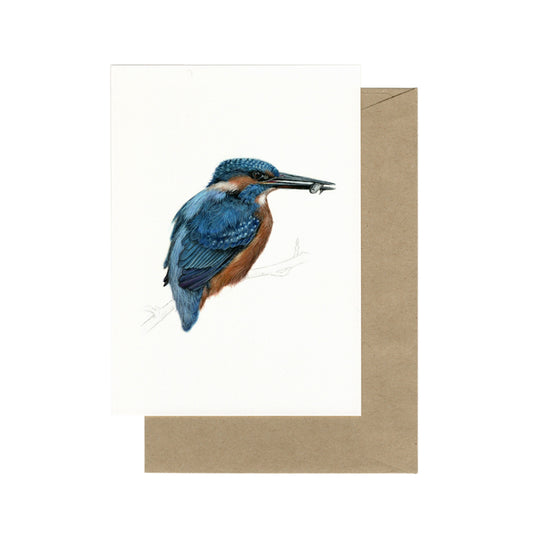 Lonneke Grimbergen Art - Kaart IJsvogel