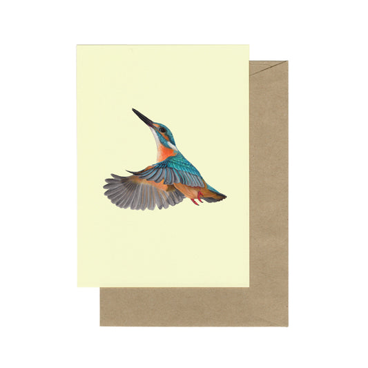Lonneke Grimbergen Art - Kaart ijsvogel