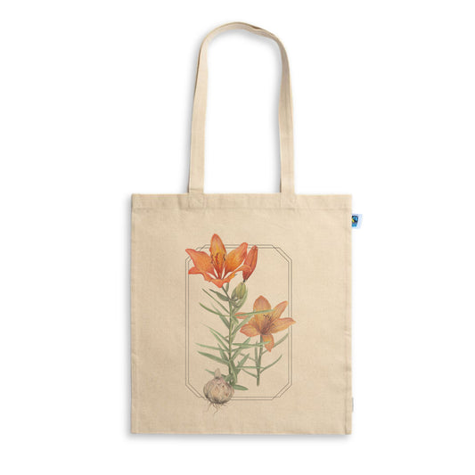 Lonneke Grimbergen Art - Katoenen tas roggelelie