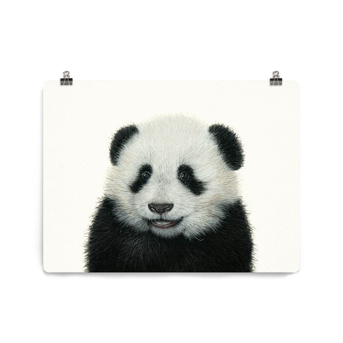 Lonneke Grimbergen Art - Baby Panda (poster A4)